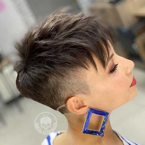 Sophisticated Edgy Short Pixie Cuts