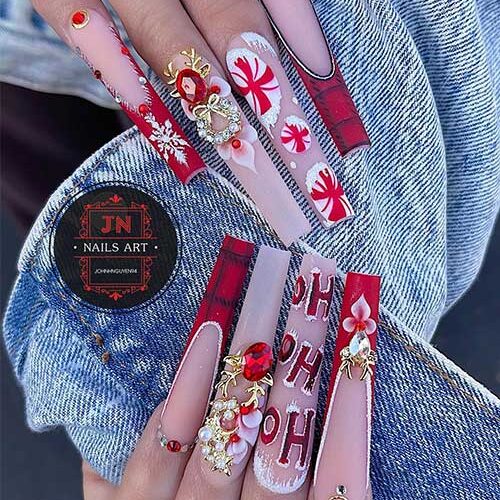 Trendy and Festive Christmas Nails to Try in Holiday 2023